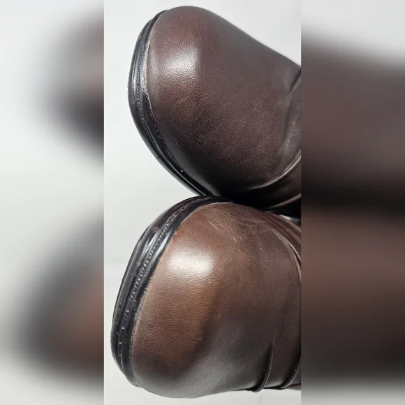 Thom McAn Women's Deidre Brown Leather Casual Comfort Clogs Size 10 - Picture 4 of 16